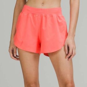 lululemon athletica Women's Athletic Shorts - Neon Coral